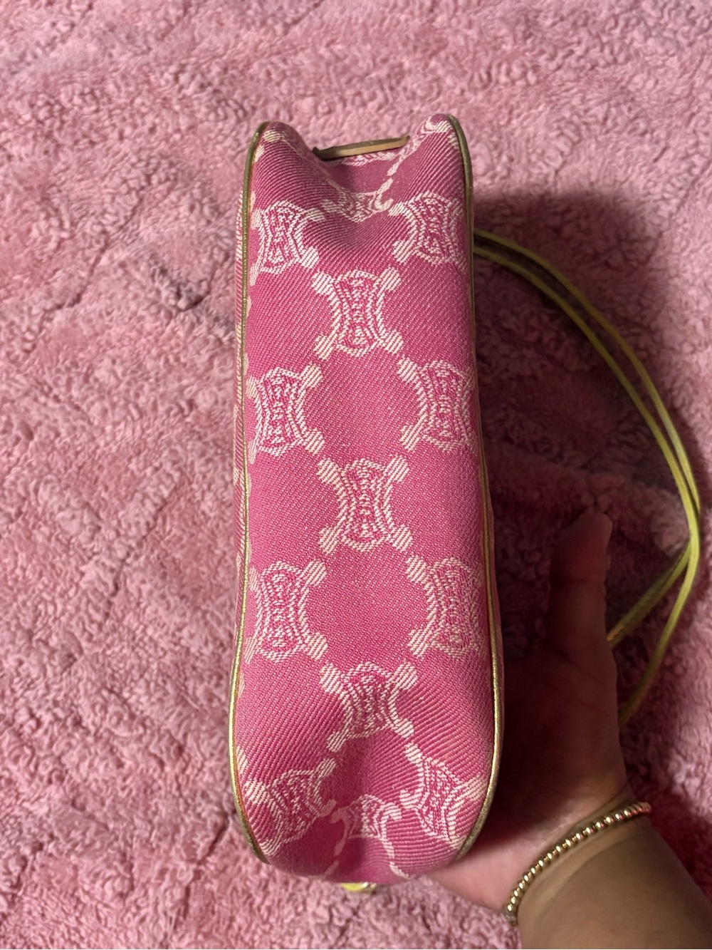 Celine Pink Macadam Pochette bag - Picture 15 of 15